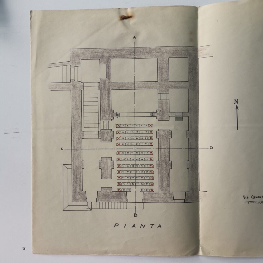 PROGETTO CINEMA-TEATRO CHIESA SAN LORENZO 1940 parte 2