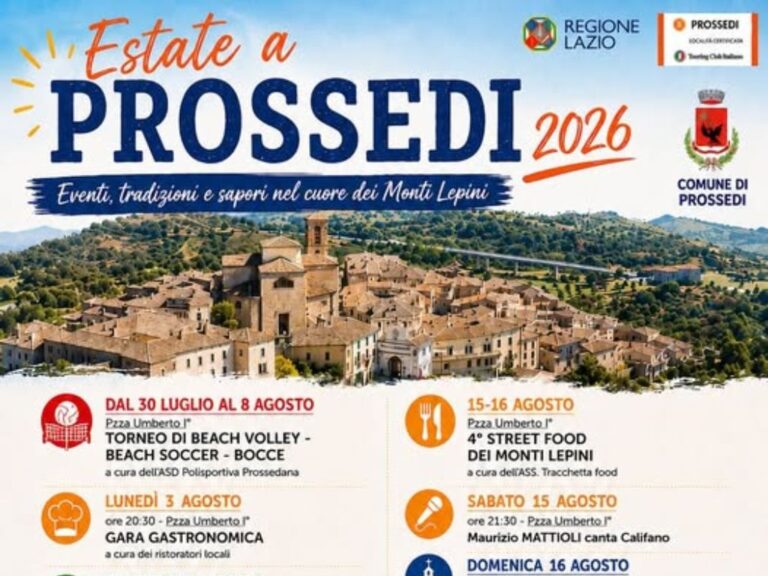 eventi prossedi 2026